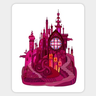 Fantasy fairy tale medieval gothic castle Sticker